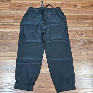 Acrobat Women’s SMALL 100% Silk Soho Pants Black